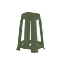 چهار پایه حصیری پله دار بلند پولاد 751