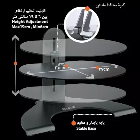 نگهدارنده مانیتور بالانس