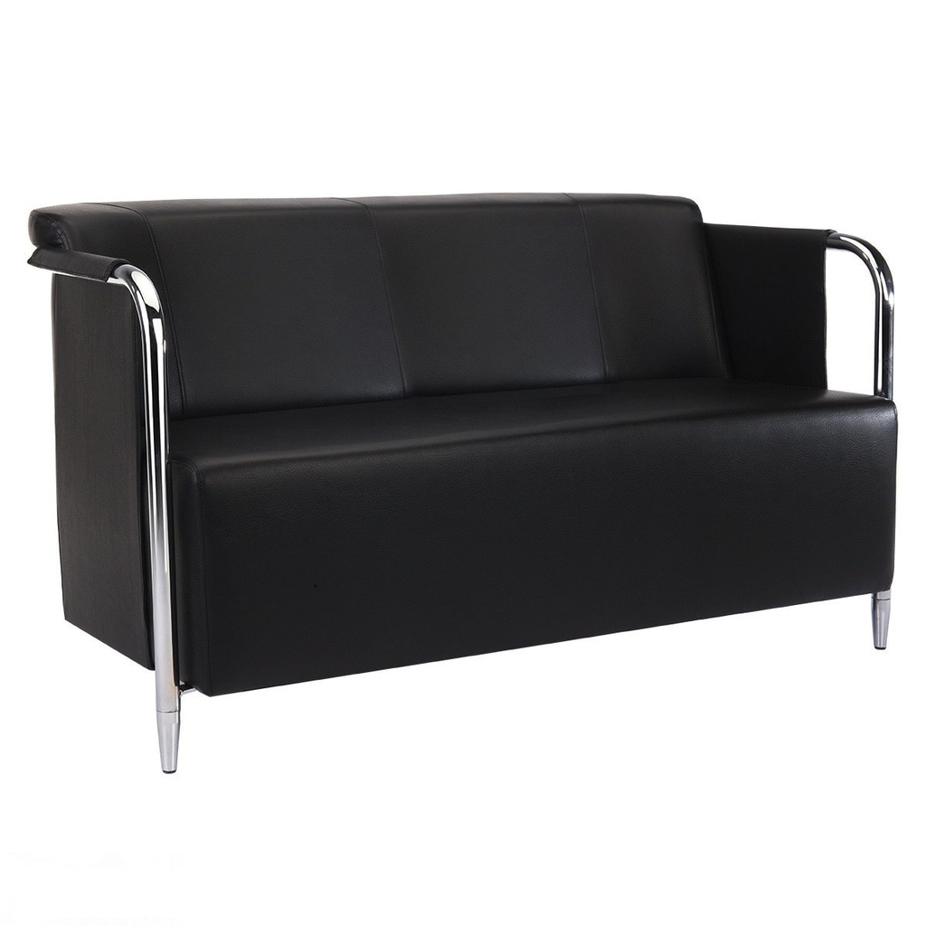 کاناپه دو نفره تکنو سیستم Katrin پایه آبکاری کروم