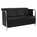 کاناپه دو نفره تکنو سیستم Katrin پایه آبکاری کروم