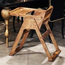 صندلی غذاخوری کودک چوبی تاشو(مدرنیکا)