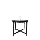 میز غذاخوری گرد هدیش ماندگار 4 نفره صفحه پلیمری و شیشه