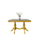 میز غذاخوری ماندگار سپند 6نفره صفحه شیشه