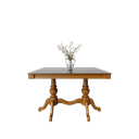 میز غذاخوری ماندگار سپند 6نفره صفحه شیشه