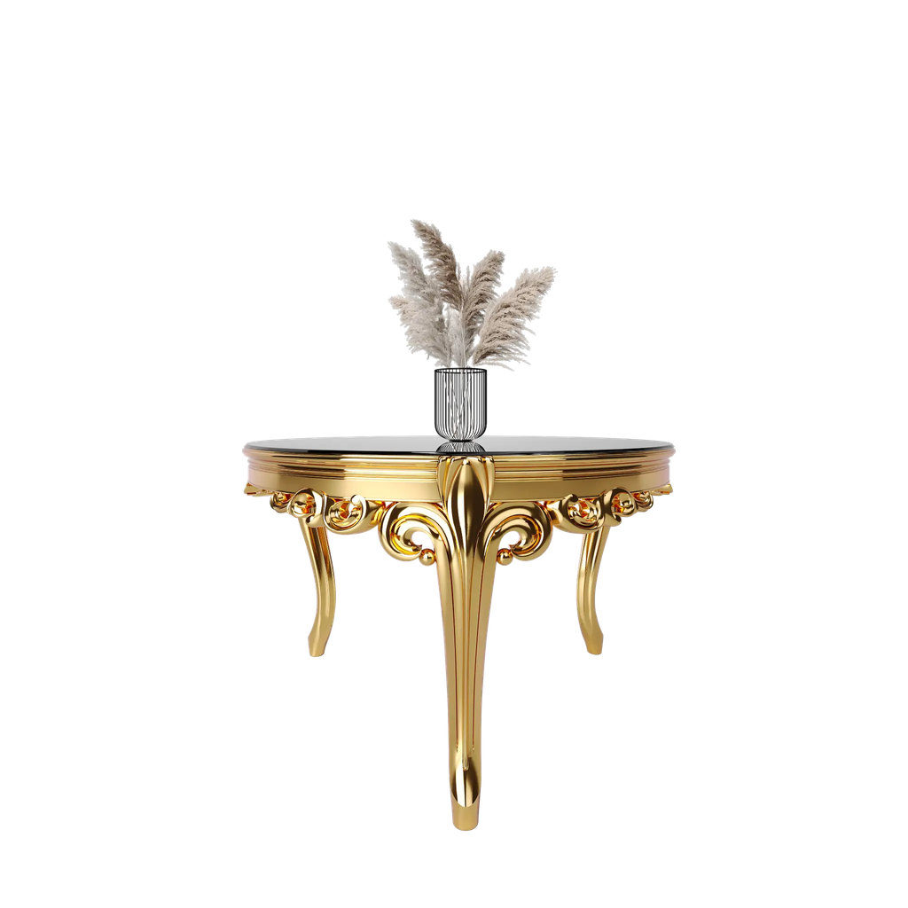 میز غذاخوری ماندگار پانیذ گرد 6 نفره