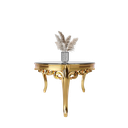 میز غذاخوری ماندگار پانیذ گرد 6 نفره