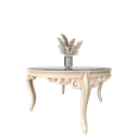 میز غذاخوری ماندگار پانیذ گرد 8 نفره