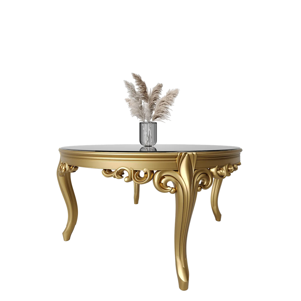 میز غذاخوری ماندگار پانیذ گرد 8 نفره