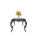 میز غذاخوری ماندگار آمور مربع صفحه mdf و شیشه