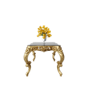 میز غذاخوری ماندگار آمور مربع صفحه mdf و شیشه