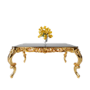 میز غذاخوری ماندگار آمور مستطیل 6 نفره صفحه mdf و شیشه