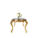 میز غذاخوری ماندگار روبینا مربع صفحه mdf و شیشه