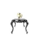 میز غذاخوری ماندگار روبینا مربع صفحه mdf و شیشه