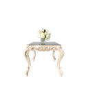 میز غذاخوری ماندگار روبینا مربع صفحه mdf و شیشه