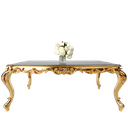 میز غذاخوری ماندگار روبینا مستطیل 8 نفره صفحه شیشه چاپی 8 میل