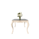 میز غذاخوری ماندگار نگار مربع صفحه mdf و شیشه