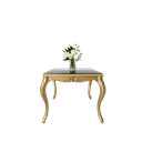 میز غذاخوری ماندگار نگار مربع صفحه شیشه چاپی 8 میل