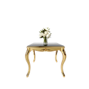 میز غذاخوری ماندگار نگار مربع صفحه شیشه چاپی 8 میل