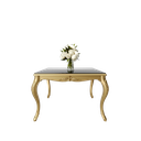 میز غذاخوری ماندگار نگار مستطیل 4 نفره صفحه mdf و شیشه