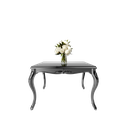 میز غذاخوری ماندگار نگار مستطیل 4 نفره صفحه mdf و شیشه