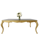 میز غذاخوری ماندگار نگار مستطیل 8 نفره صفحه mdf و شیشه