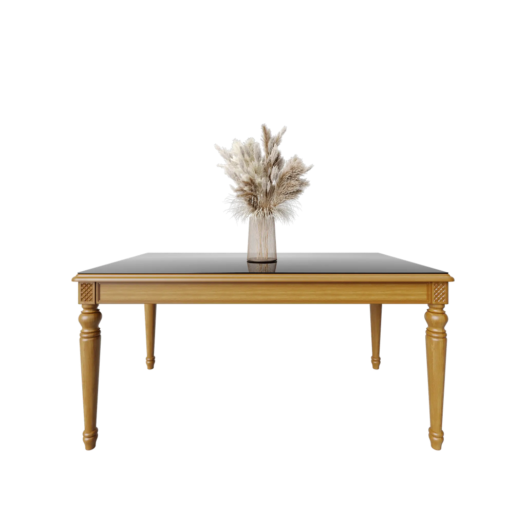 میز غذاخوری ماندگار نگین مستطیل 6 نفره