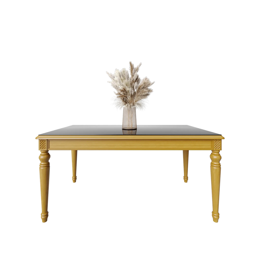 میز غذاخوری ماندگار نگین مستطیل 6 نفره