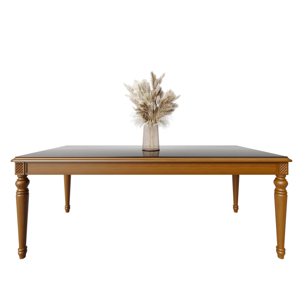 میز غذاخوری ماندگار نگین مستطیل 8 نفره