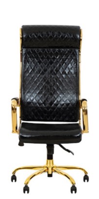 صندلی مدیریت TS-MF280 فریم آبکاری طلایی