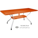 میز مستطیل پایه فلزی 8 نفره NS-920