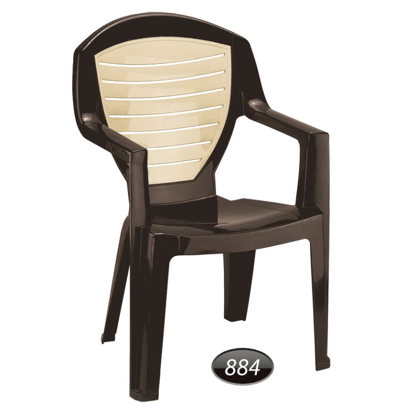 صندلی دسته دار  دو رنگ NS-884