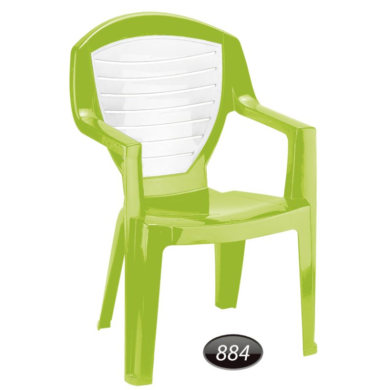 صندلی دسته دار  دو رنگ NS-884