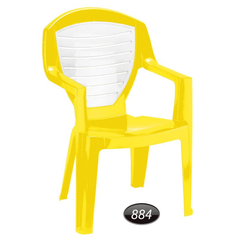 صندلی دسته دار  دو رنگ NS-884