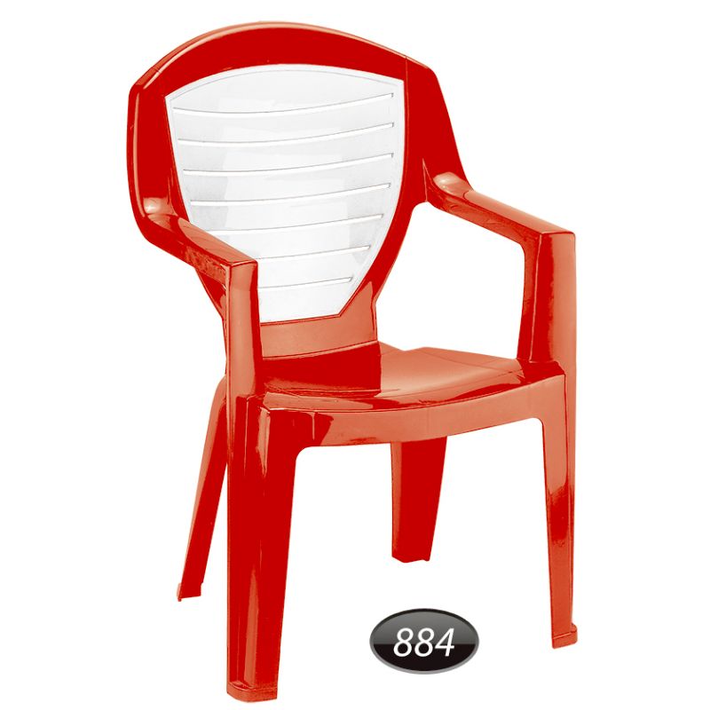 صندلی دسته دار  دو رنگ NS-884