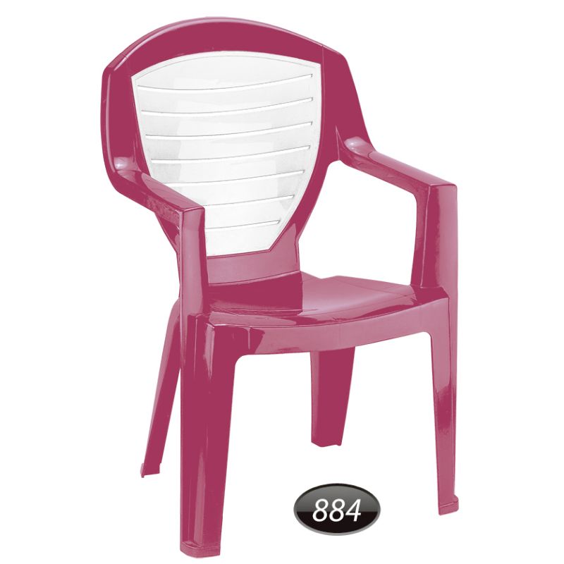 صندلی دسته دار  دو رنگ NS-884