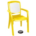 صندلی دسته دار  دو رنگ NS-887