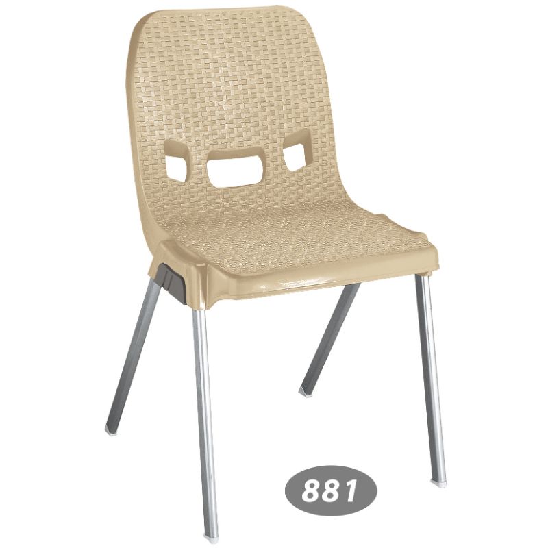 صندلی  پایه فلزی حصیری NS-881