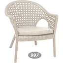 صندلی دسته دار حصیری پایه کوتاه 997