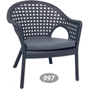 صندلی دسته دار حصیری پایه کوتاه 997