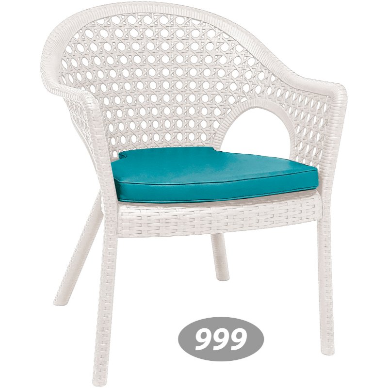 صندلی دسته دار حصیری پایه بلند ناصر 999