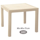 میز مربع حصیر باف NS-323