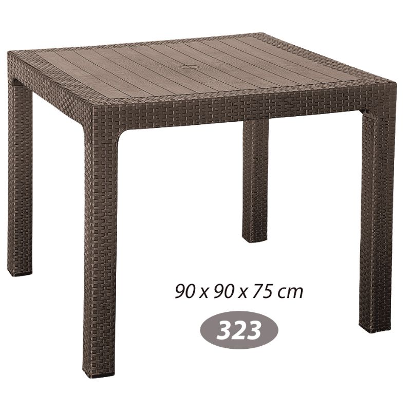 میز مربع حصیر باف NS-323