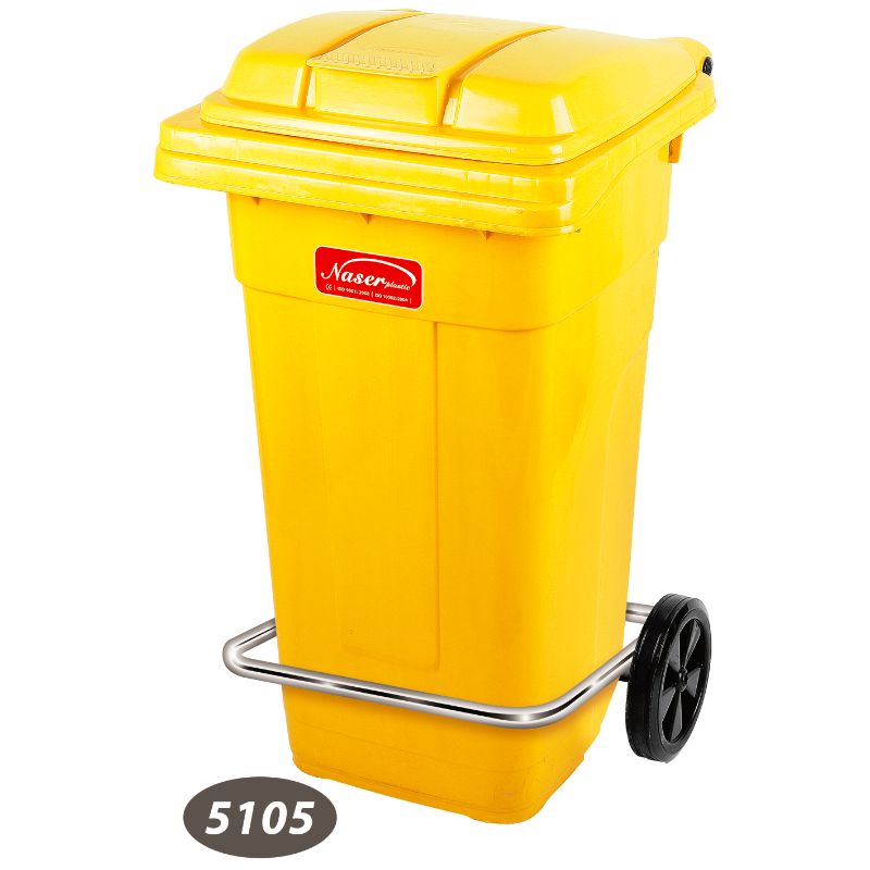 سطل پدالی  چرخدارNS-5105