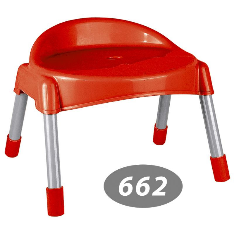 چهار پایه پشتی دار پایه فلزی کوتاه ناصر 662