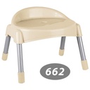 چهار پایه پشتی دار پایه فلزی کوتاه ناصر 662