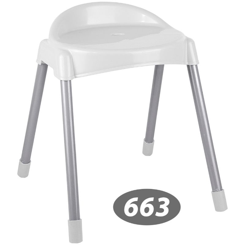 چهار پایه پشتی دار پایه فلزی متوسط ناصر 663