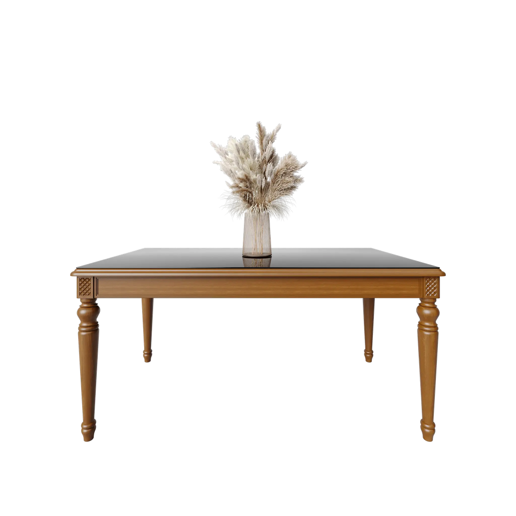 میز غذاخوری ماندگار نگین مستطیل 6 نفره