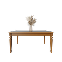 میز غذاخوری ماندگار نگین مستطیل 6 نفره