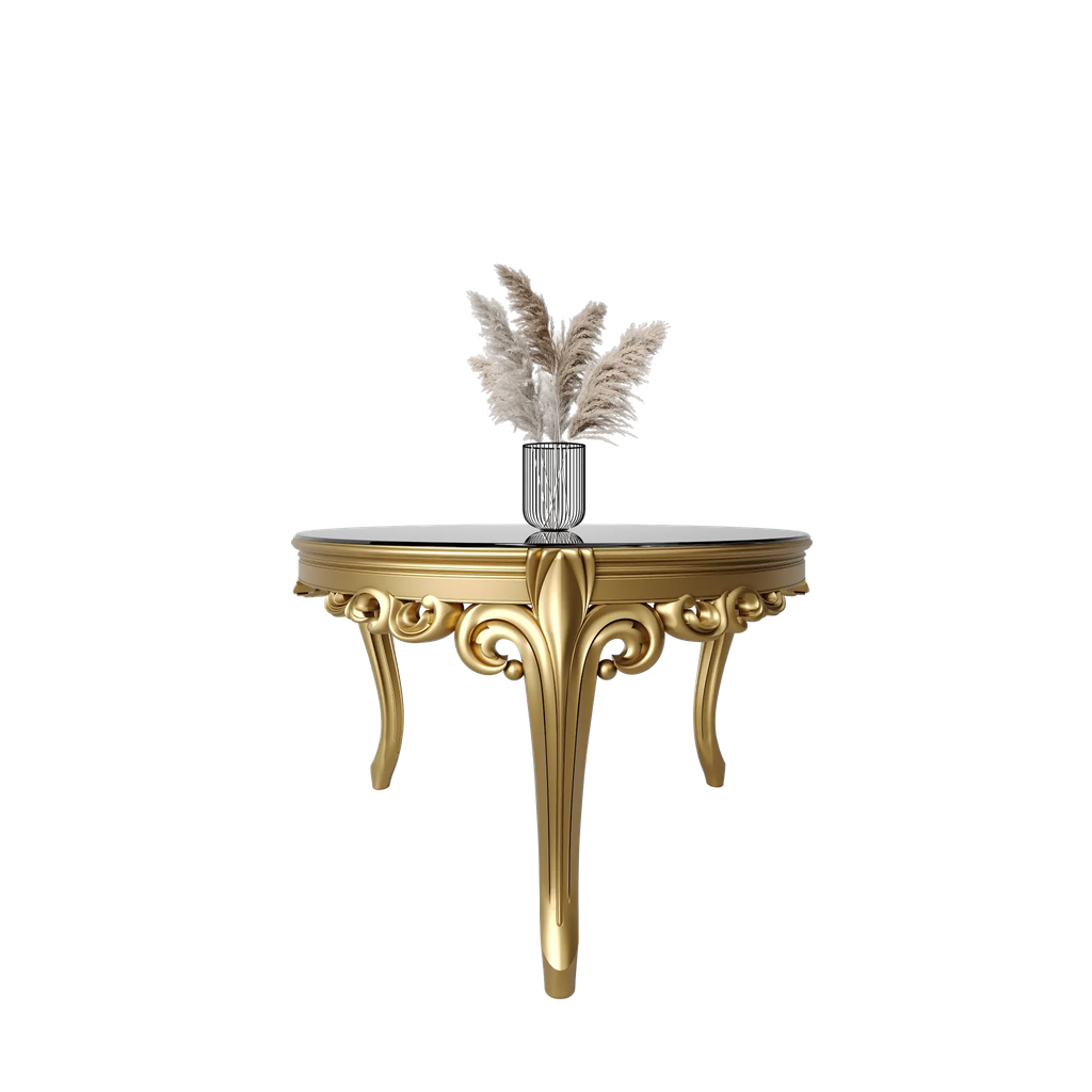 میز غذاخوری ماندگار پانیذ گرد 6 نفره