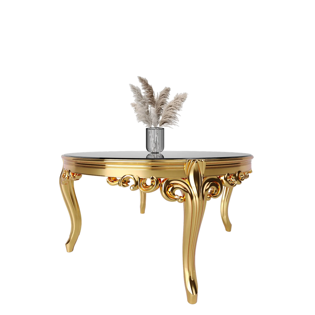 میز غذاخوری ماندگار پانیذ گرد 8 نفره